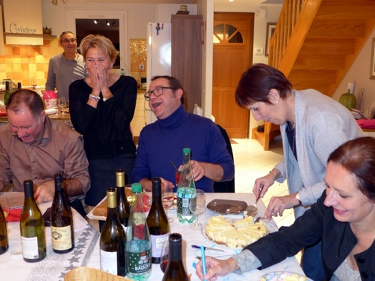 Soirée Gigondas chez Danièle et Jean Lou