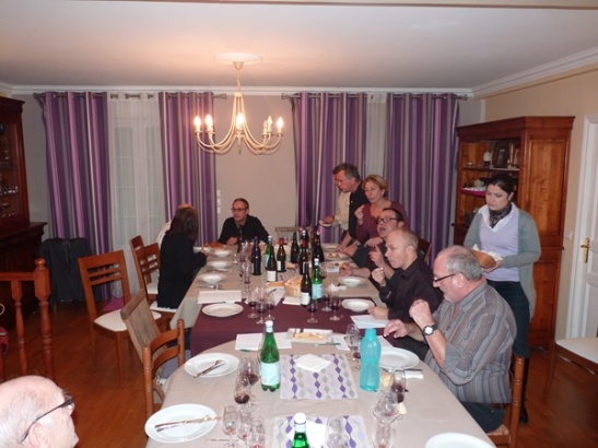 Soirée vins du Rhône Sud chez Dervisa et Walter
