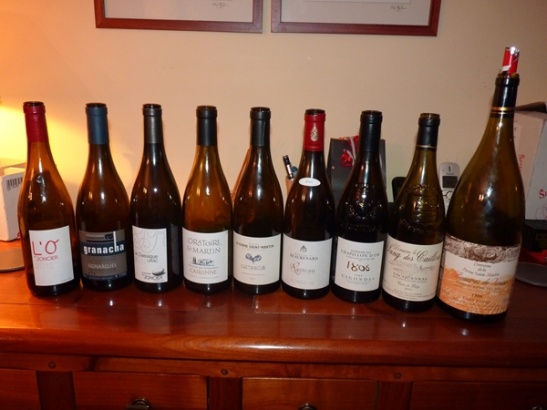 Soirée vins du Rhône Sud chez Dervisa et Walter